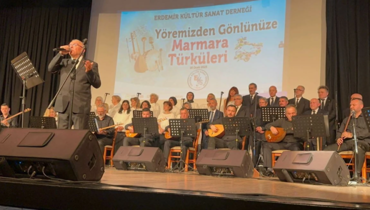 Davetliler konseri keyifle dinledi…