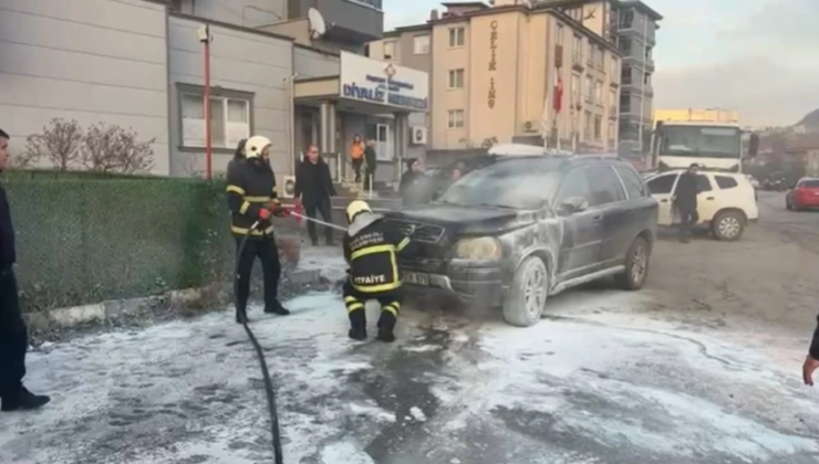 Aniden alevler içinde kaldı… Ekipler müdahale etti…
