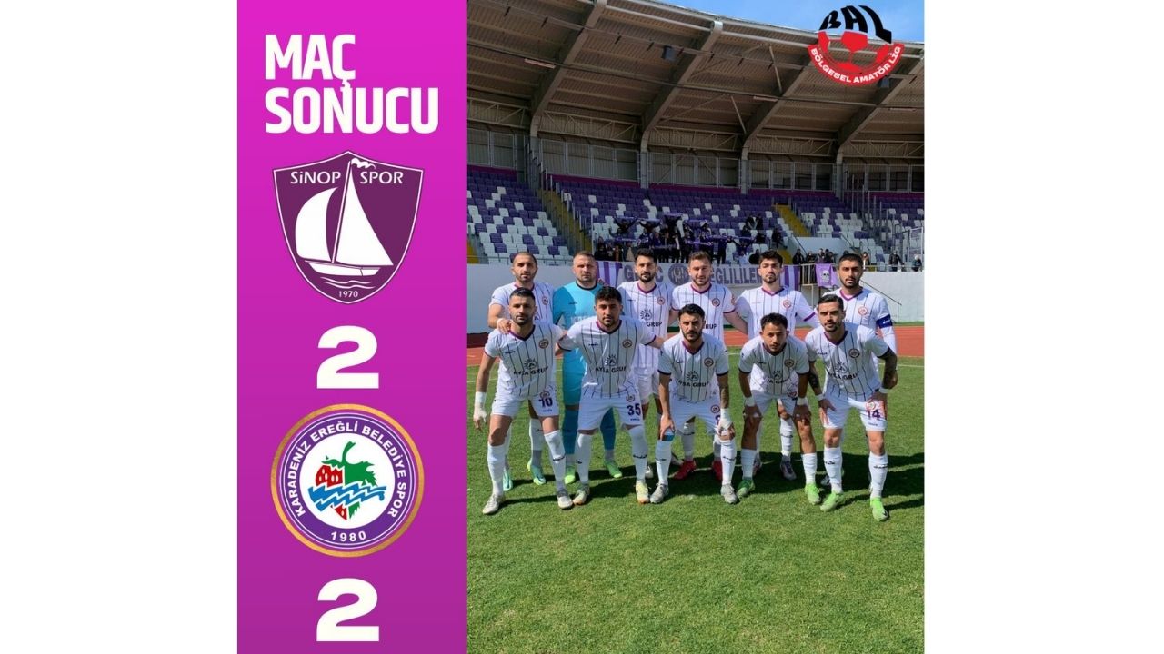 Kdz. Ereğli belediyespor beraberlik ile dönüyor…