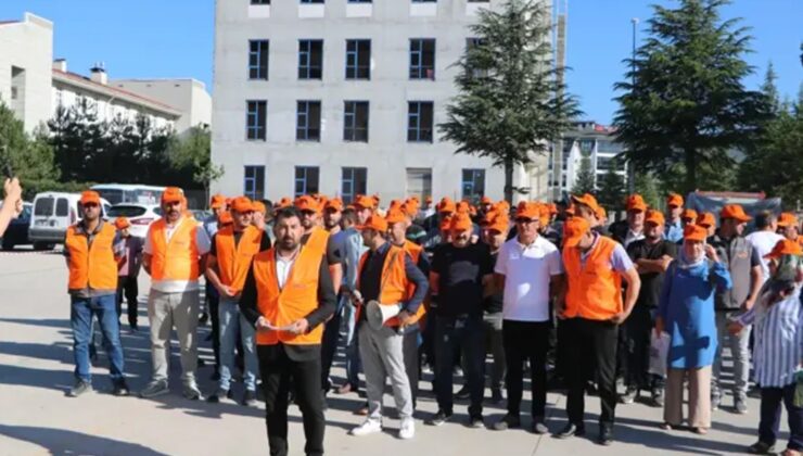 Kamu işçilerinden ‘zam’ protestosu…