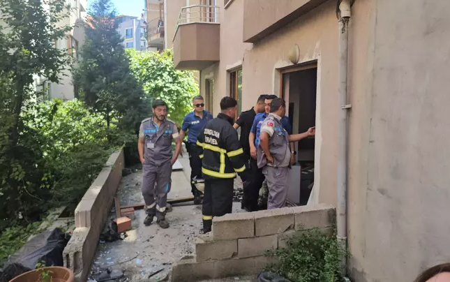 Binada patlama meydana geldi… Yangın çıktı…