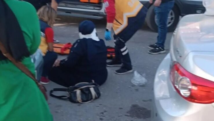 Üç tekerlekli motosikleti ile kaza yaptı…1 yaralı…