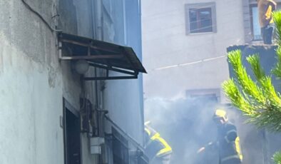 Mahalleliyi korkutan yangın…