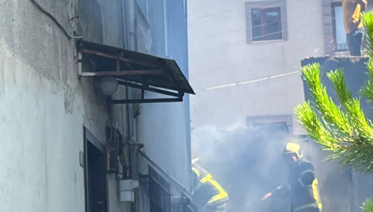 Mahalleliyi korkutan yangın…