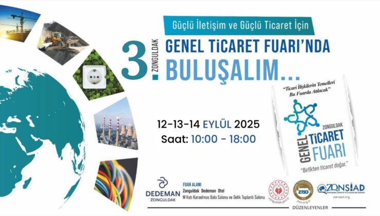 3’üncü Zonguldak Genel Ticaret Fuarı için geri sayım başladı