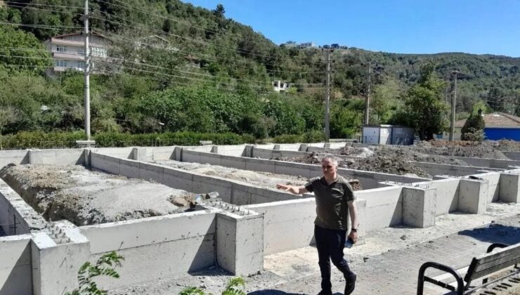 Saffet Bozkurt, inşaat alanını ziyaret etti…