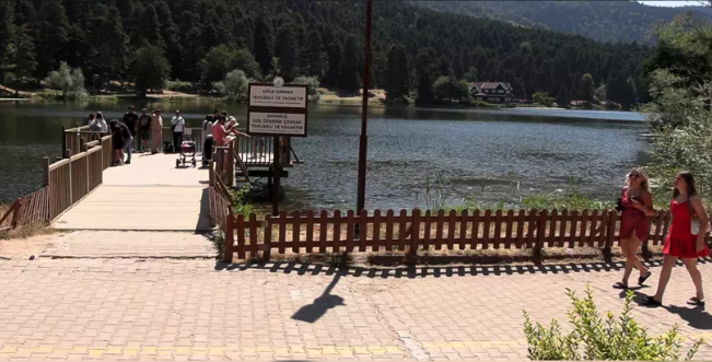 Tabiat Parkı’nda hafta sonu yoğunluğu…