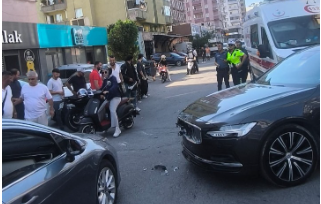Otomobil ile motosiklet çarpıştı… 1 yaralı…