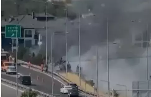 İzmarit yangına sebep oldu…