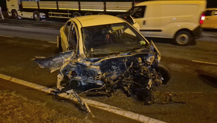 Feci kaza… 2 kişi ağır yaralandı…