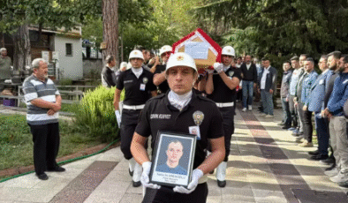 Kazada yaşamını yitiren polis toprağa verildi…