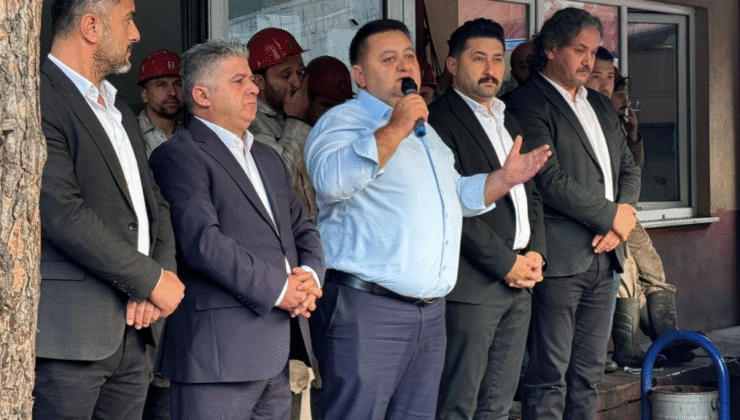 Başkan Yeşil, Gelik’te madenci ile buluştu…