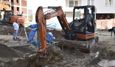 Yeni yerleşim alanına alt yapı çalışmaları sürüyor…