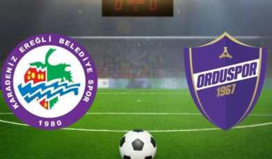 Ereğli Belediyespor, Orduspor 1967 ile karşılaşıyor…