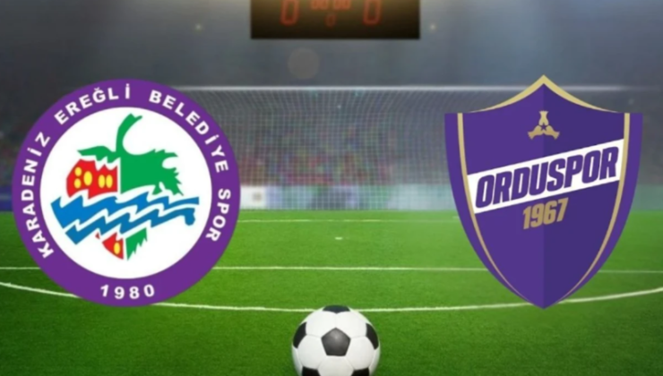 Ereğli Belediyespor, Orduspor 1967 ile karşılaşıyor…