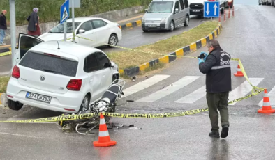 Otomobille motosiklet kavşakta çarpıştı: 2’si ağır, 3 yaralı
