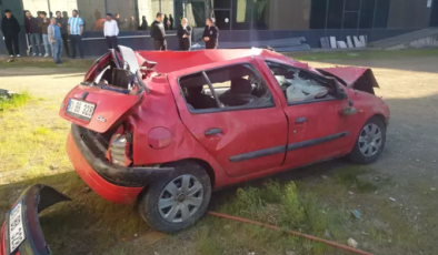 Kontrolden çıkıp 20 metre yükseklikten düştü…