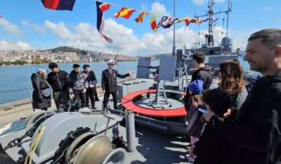 TCG Erdemli Mayın Avlama gemisi, 23 Nisan’da ziyarete açıldı