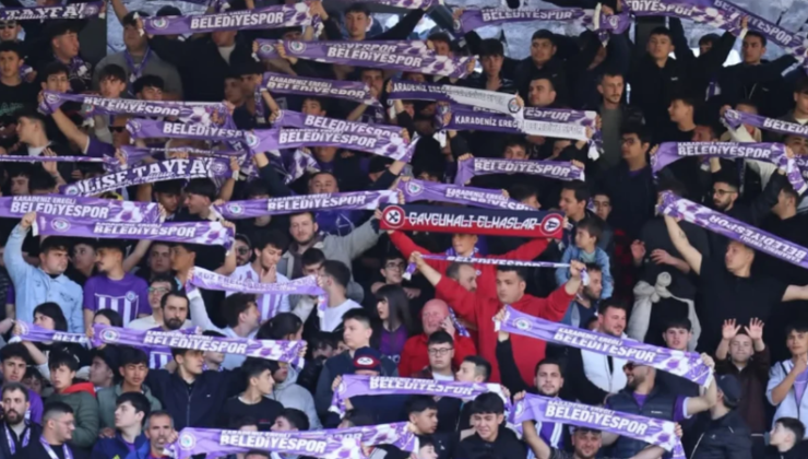 Taraftarlara ve bölge halkına teşekkür…