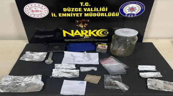 Düzce’de u*uşturucu operasyonu: 2 tutuklama