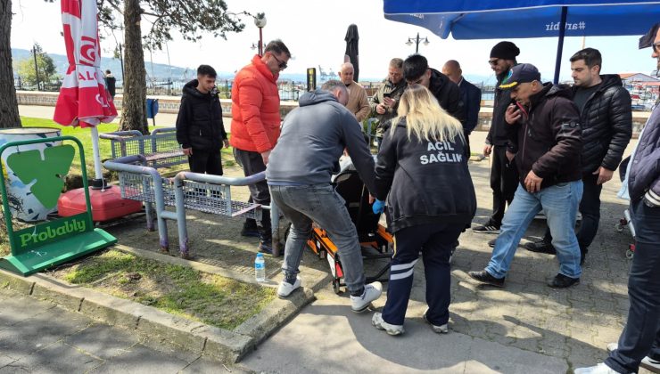 Yaya geçidinde kaza… Yaralı var…