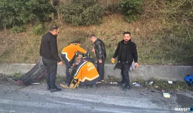 Ormancılar araç ile takla attı…Yaralılar var…