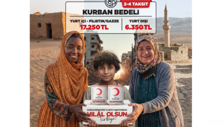 Türk Kızılay’dan Kurban Bayramı’nda İyilik Köprüsü…