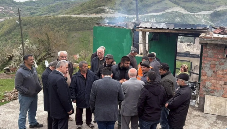 Saffet Bozkurt, yaşlı çifti ziyaret etti…