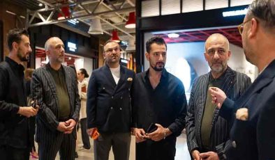Sanat ve iş dünyası sergide bir araya geldi…