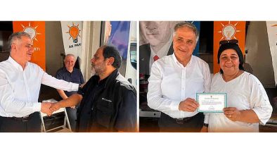 Partisinin çalışmalarına katıldı… Vatandaşı dinledi…
