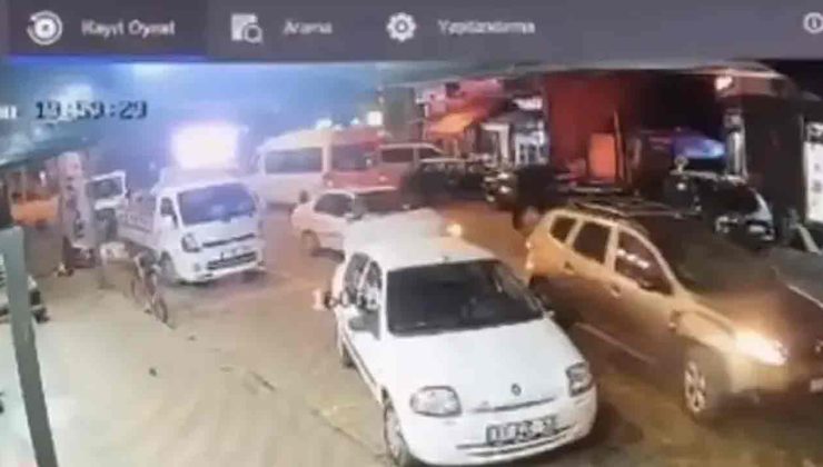 Fren yerine gaza bastı… Markete daldı…